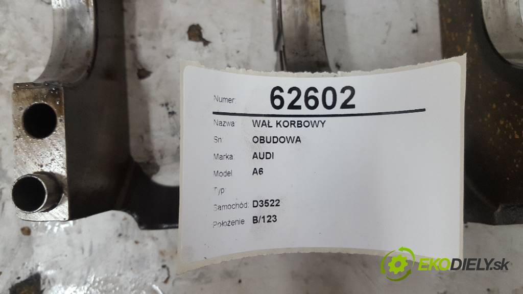 AUDI A6  2008 132kW      2698 Kardaň, hriadeľ KLIKA: OBUDOWA (Ostatné)