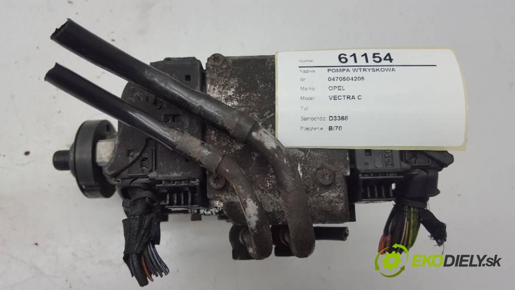 OPEL VECTRA C        Pumpa vstrekovacia 0470504205 (Vstrekovacie čerpadlá)