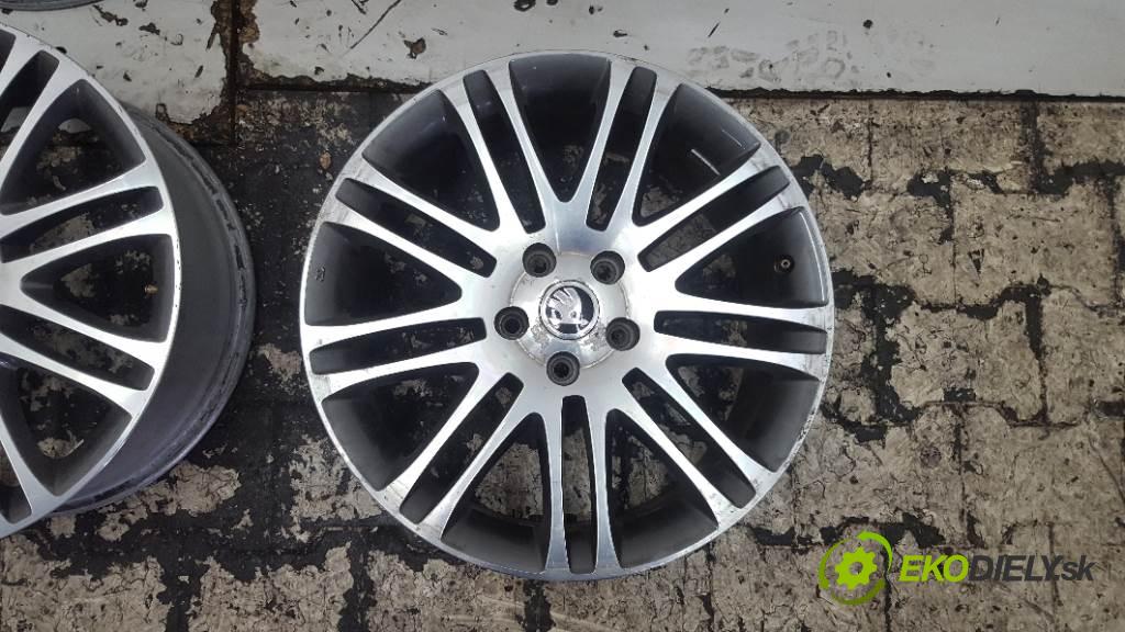SKODA SUPERB   2009 260 kW           3597 disk KOMPLET 71/2Jx18H2 ET46  5X112  2 DO PROSTOWANIA (Hliníkové)