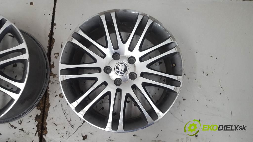 SKODA SUPERB   2009 260 kW           3597 disk KOMPLET 71/2Jx18H2 ET46  5X112  2 DO PROSTOWANIA (Hliníkové)