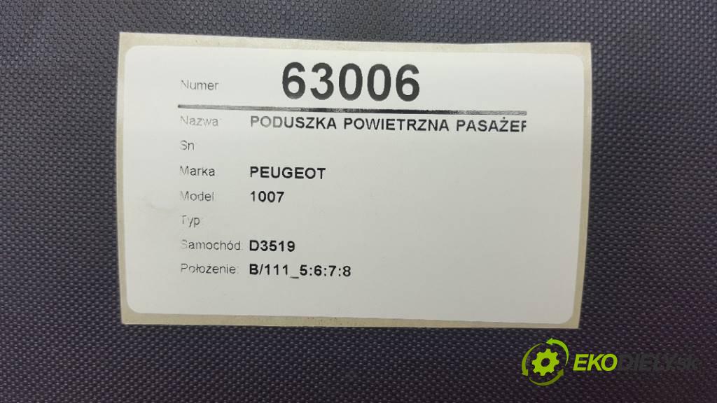 PEUGEOT 1007  2006 54kW           1360 AirBag spolujazdca airbag
