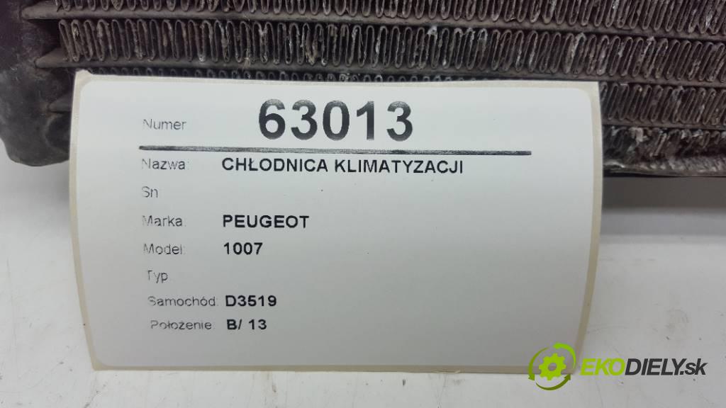 PEUGEOT 1007  2006 54kW           1360 chladič klimatizace  (Chladiče klimatizace (kondenzátory))