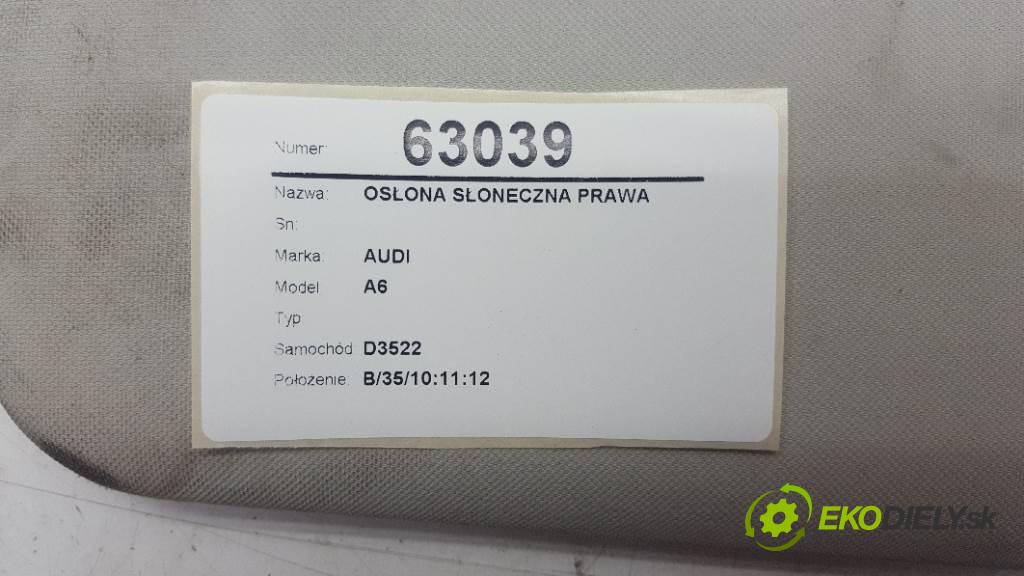 AUDI A6  2008 132kW           2698 Clona SLUNNÝ: pravá