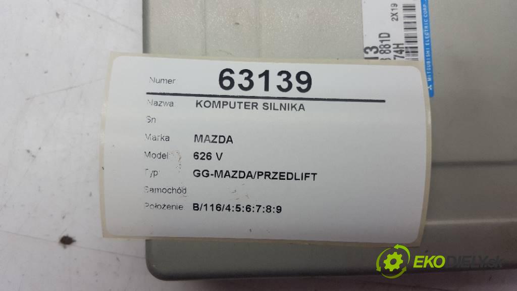 MAZDA 6    GG-MAZDA/PRZEDLIFT  riadiaca jednotka Motor  (Riadiace jednotky)