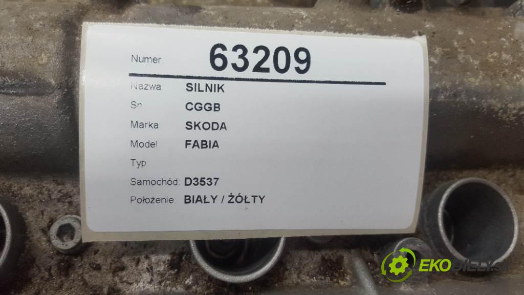 SKODA FABIA  2013 63kW          1390 Motor CGGB (Motory (kompletné))