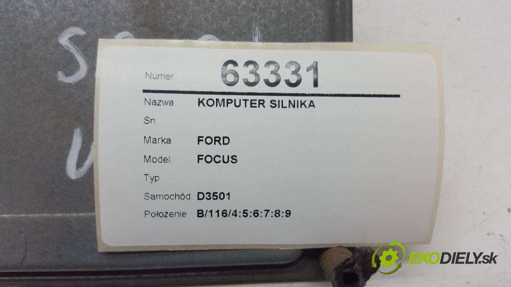 FORD FOCUS   2004 74kW             1560 riadiaca jednotka Motor  (Riadiace jednotky)