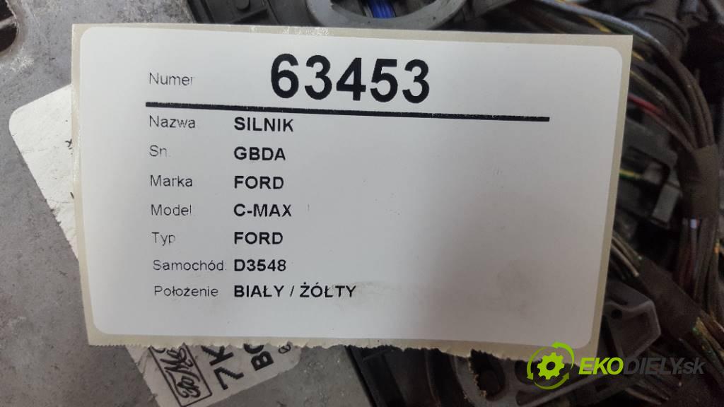 FORD C-MAX FORD 2003 80kW FORD 1560 Motor GBDA  (Motory (kompletné))