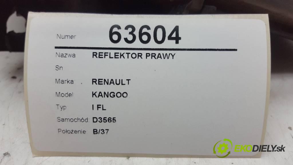 RENAULT KANGOO I FL 2004 60kW I FL 1461 světlomet pravý