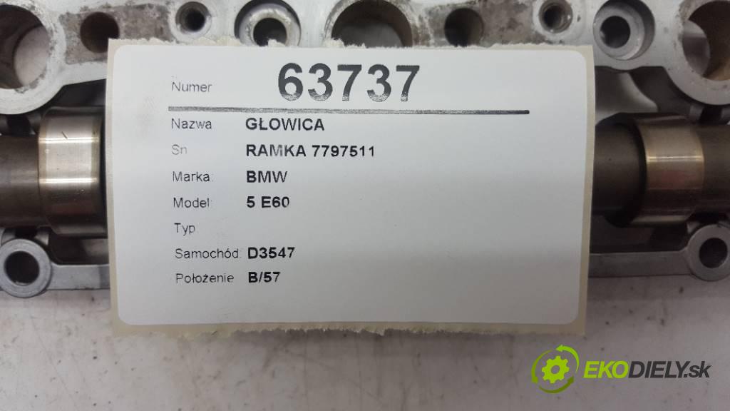 BMW 5 E60   2008 130kW               1995 hlava válců RAMKA 7797511 (Hlavy válců)