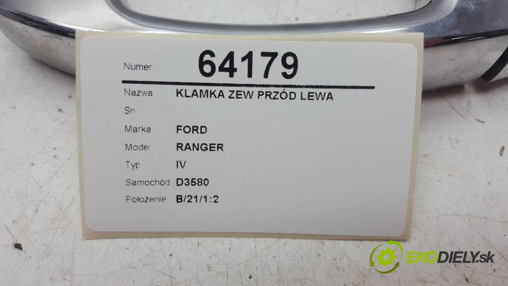 FORD RANGER IV 2012 150 kW IV 2198,00 Kľučka vonkajšia predný ľavá strana