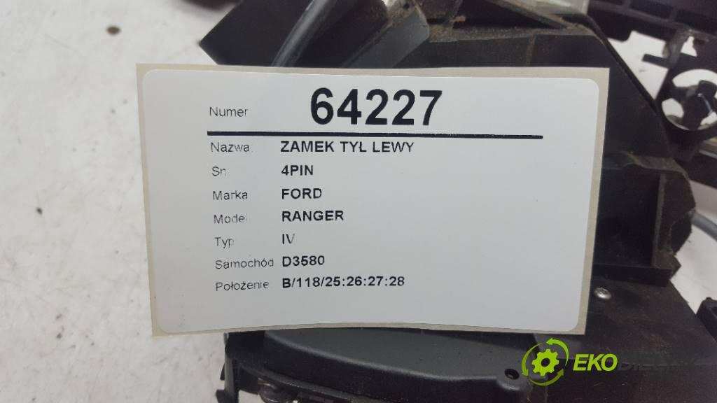 FORD RANGER IV 2012 150 kW IV 2198,00 zámok zadní část levý 4PIN
