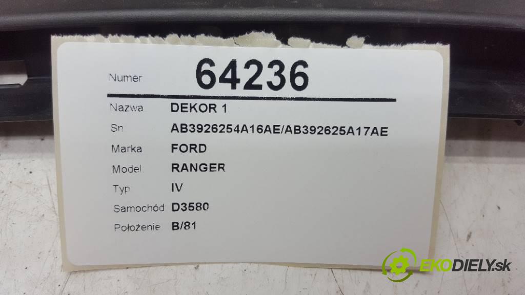 FORD RANGER IV 2012 150 kW IV 2198,00 kryt 1 AB3926254A16AE/AB392625A17AE
