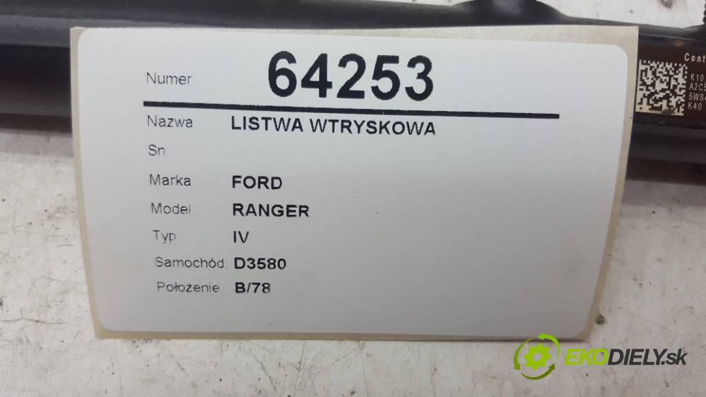FORD RANGER IV 2012 150 kW IV 2198,00 Lišta vstrekovacia  (Vstrekovacie lišty)