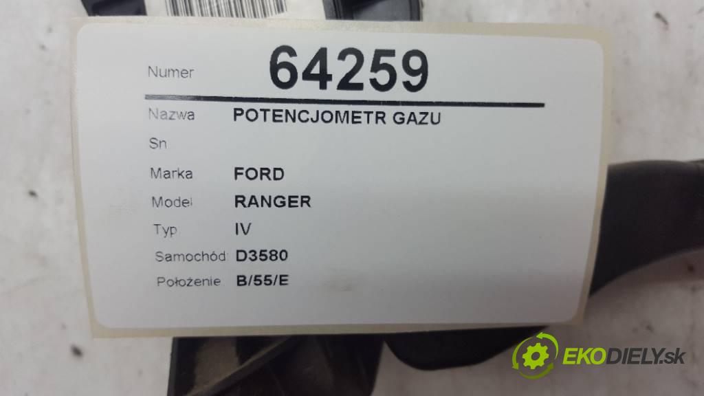 FORD RANGER IV 2012 150 kW IV 2198,00 Potenciometer plynového pedálu  (Pedále)