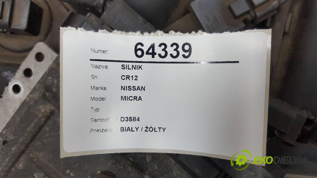 NISSAN MICRA  2004 48kW           1240 Motor CR12 (Motory (kompletné))