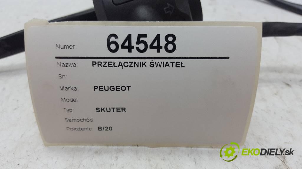 PEUGEOT     SKUTER    Prepínač svetiel  (Prepínače, spínače, tlačidlá a ovládače kúrenia)