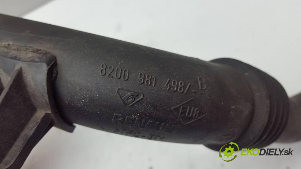 RENAULT FLUENCE LIFT 2013 81kW LIFT 1461 Rúra hadice trubka vzduchu 8200981498 (Hadice chlazení vzduchu)