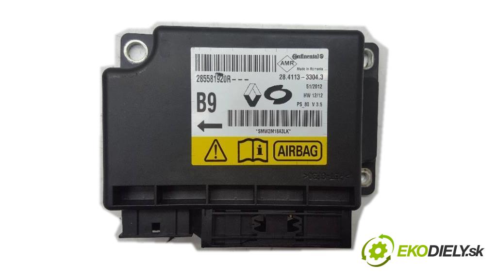 RENAULT FLUENCE LIFT 2013 81kW LIFT 1461 senzor airbag USZKODZONY 285581920R (Snímače)