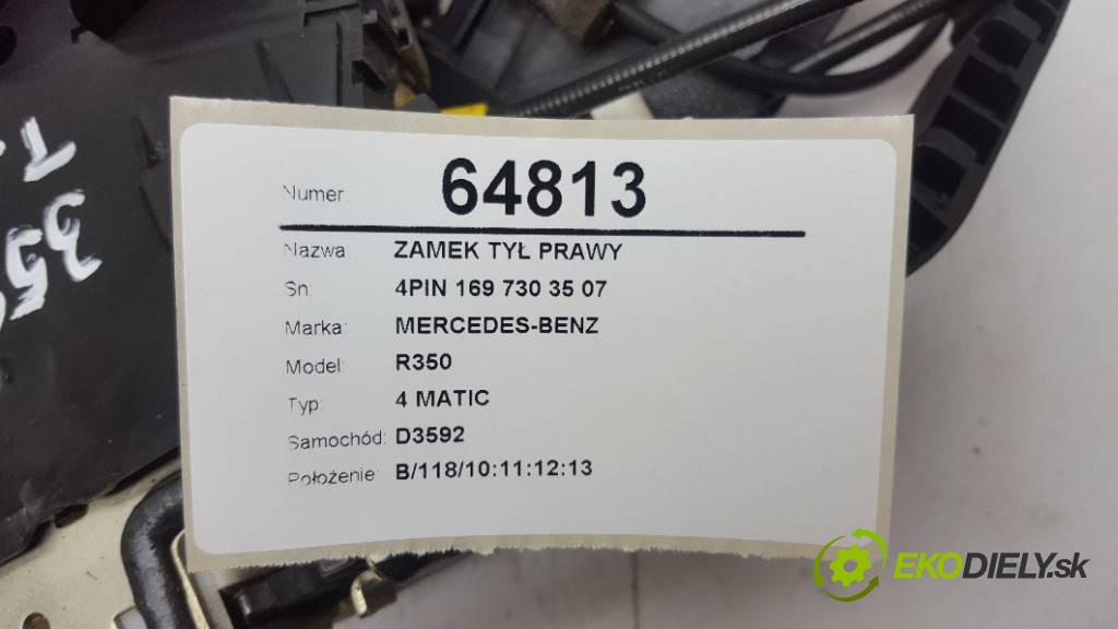 MERCEDES-BENZ R350 4 MATIC 2007 200kW 4 MATIC 3498 zámok zadní část pravý 4PIN 169 730 35 07