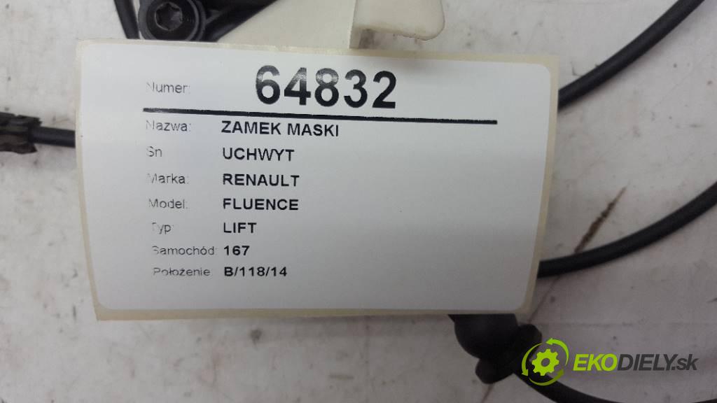RENAULT FLUENCE LIFT 2013 81kW LIFT 1461 zámok kapoty UCHWYT