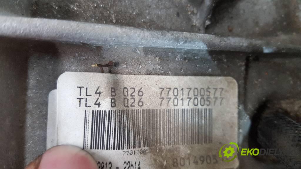 RENAULT FLUENCE LIFT 2013 81kW LIFT 1461 Prevodovka TL4B026 (Prevodovky)