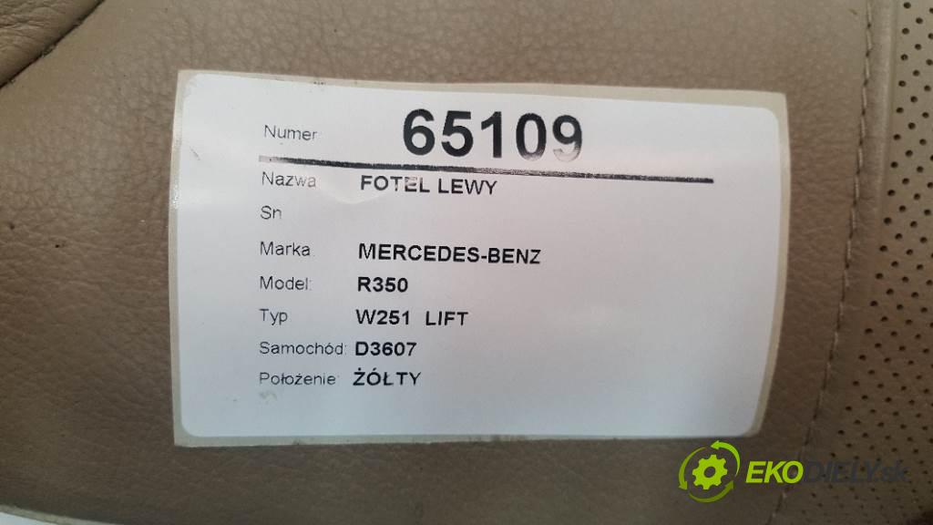 MERCEDES-BENZ R350 W251  LIFT 2010 195kW W251  LIFT 2987 sedadlo levý  (Sedačky, sedadla)