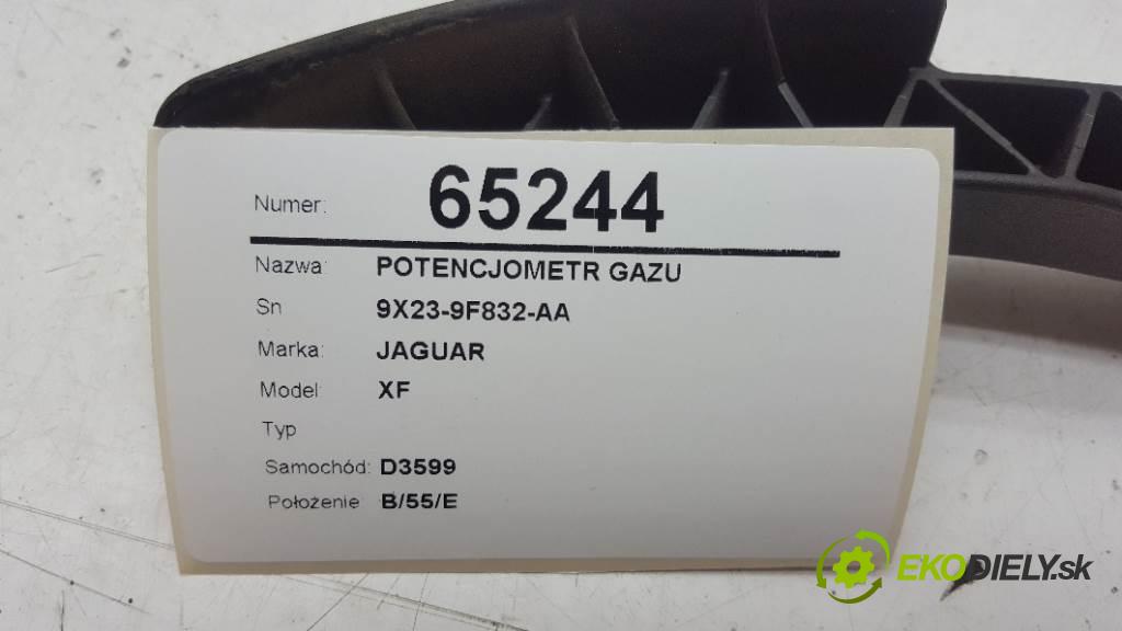 JAGUAR XF   2010 202kW            2993 Potenciometer plynového pedálu 9X23-9F832-AA (Pedále)