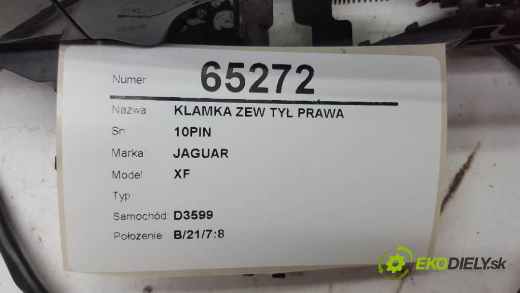 JAGUAR XF   2010 202kW             2993 Kľučka vonkajšia zad pravá 10PIN