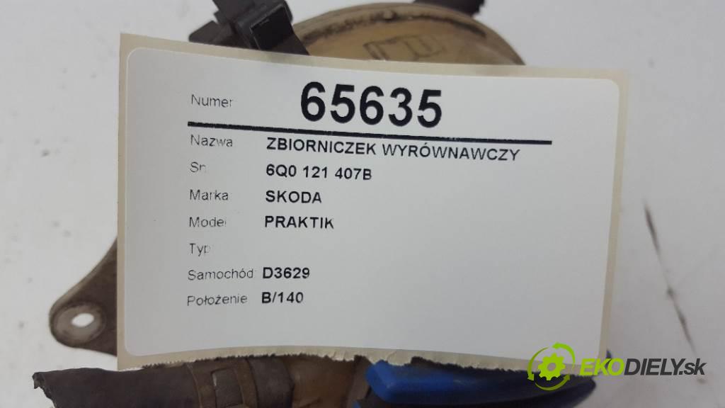 SKODA PRAKTIK   2009 63kW      1198 Nádržka vyrovnávacia 6Q0 121 407B