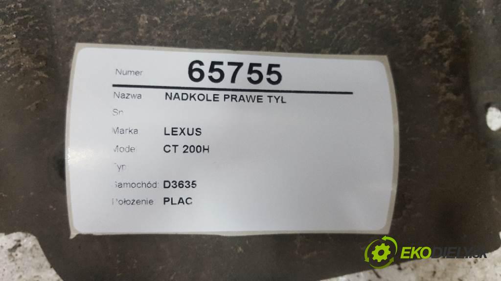 LEXUS CT 200H   2014 73kW   1798 podblatník pravé zadní část