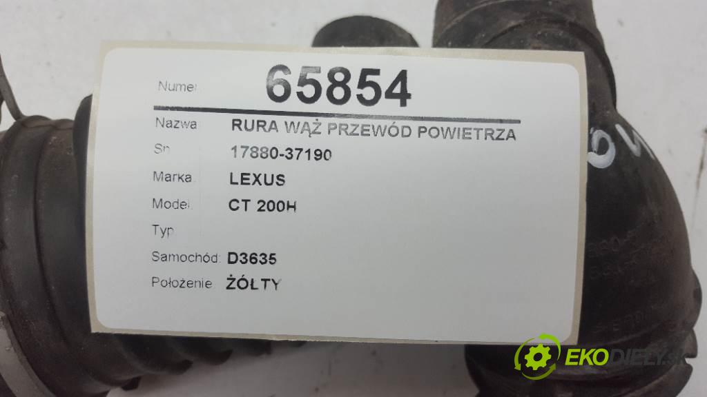 LEXUS CT 200H   2014 73kW   1798 Rúra hadice trubka vzduchu 17880-37190 (Hadice chlazení vzduchu)