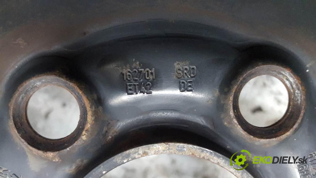 VOLKSWAGEN GOLF  2020 74kW   1896 disk OCEL: KOMPLET 61/2Jx16H2 ET42 5X100