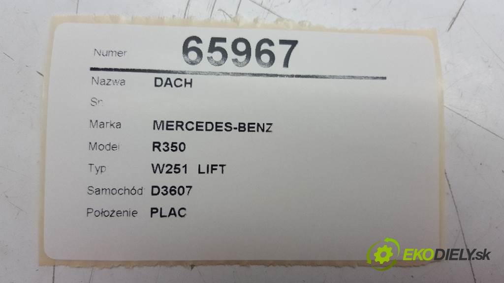 MERCEDES-BENZ R350 W251  LIFT 2010 195kW W251  LIFT 2987 strecha