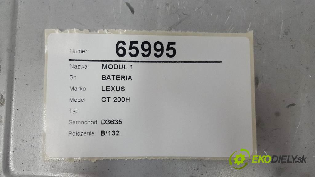 LEXUS CT 200H   2014 73kW          1798 Modul 1 BATERIA