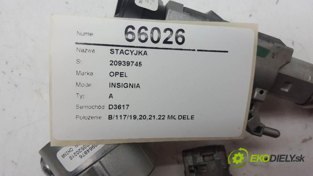 OPEL INSIGNIA A 2010 118kW A 1956 spinačka 20939745 (Spínacie skrinky a kľúče)