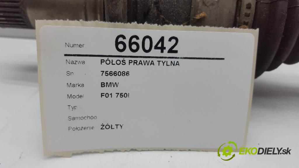 BMW F01 750I       Poloos pravá zadná 7566086 (Ostatné)
