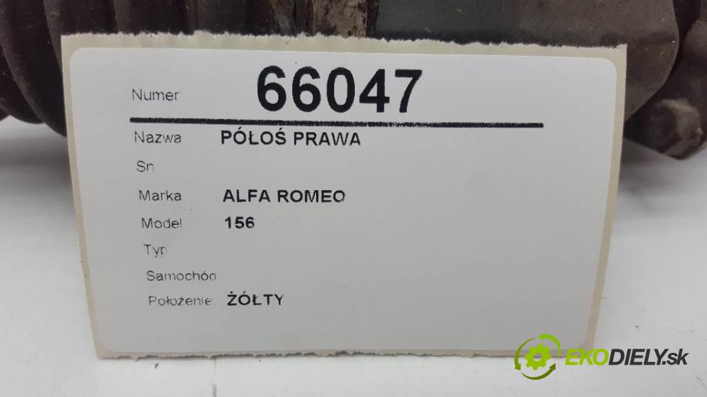 ALFA ROMEO 156    I  Poloos pravá  (Poloosy)