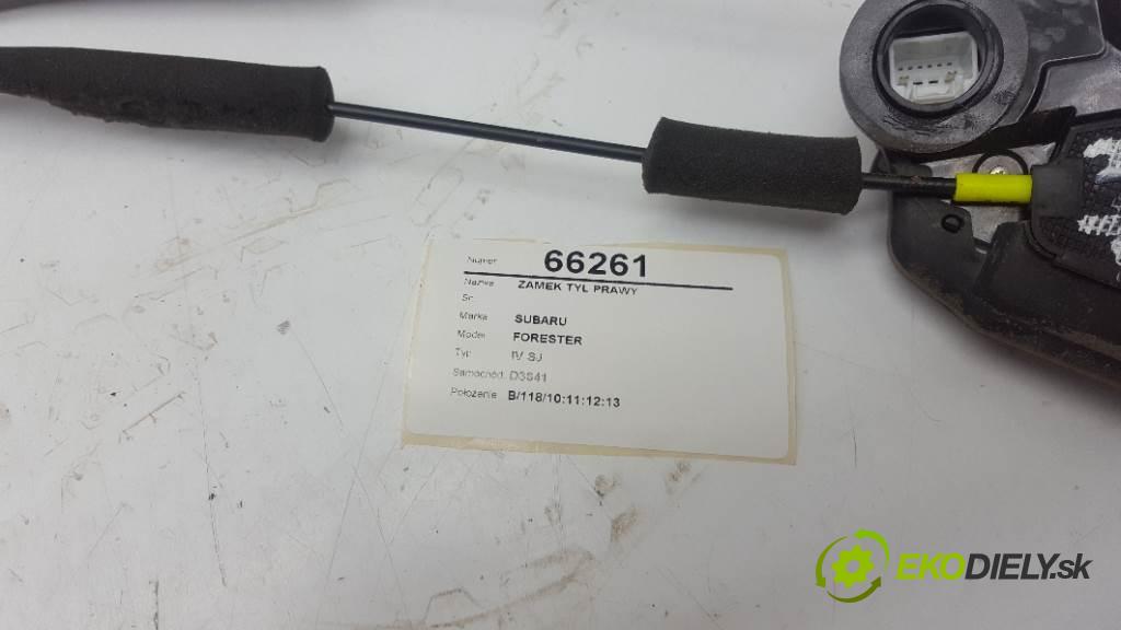 SUBARU FORESTER IV SJ 2013 108kW IV SJ 1998 zámok zadní část pravý
