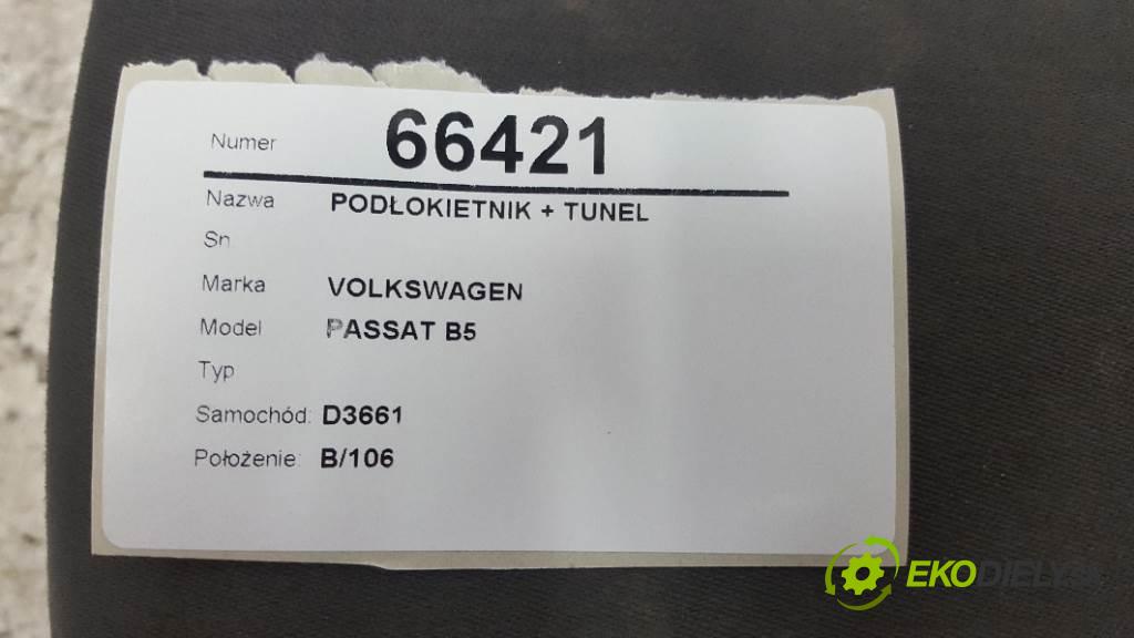 VOLKSWAGEN PASSAT B5  2005 96kW   1896 Lakťová opierka + Tunel