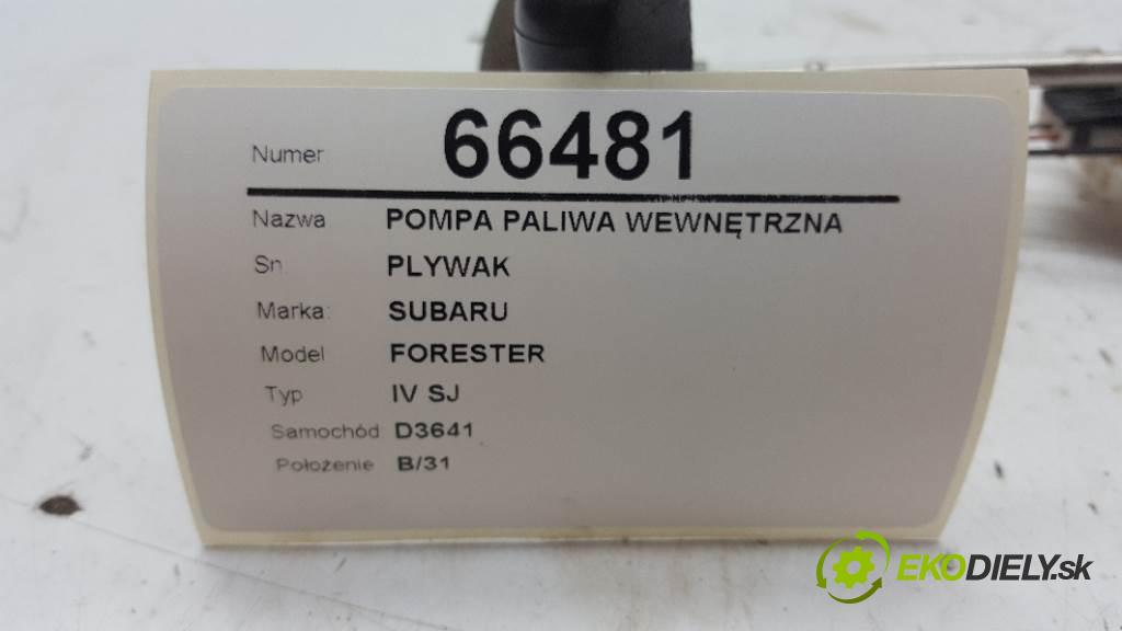 SUBARU FORESTER IV SJ 2013 108kW IV SJ 1998 Pumpa paliva vnútorná PLYWAK  (Palivové pumpy, čerpadlá, plaváky)