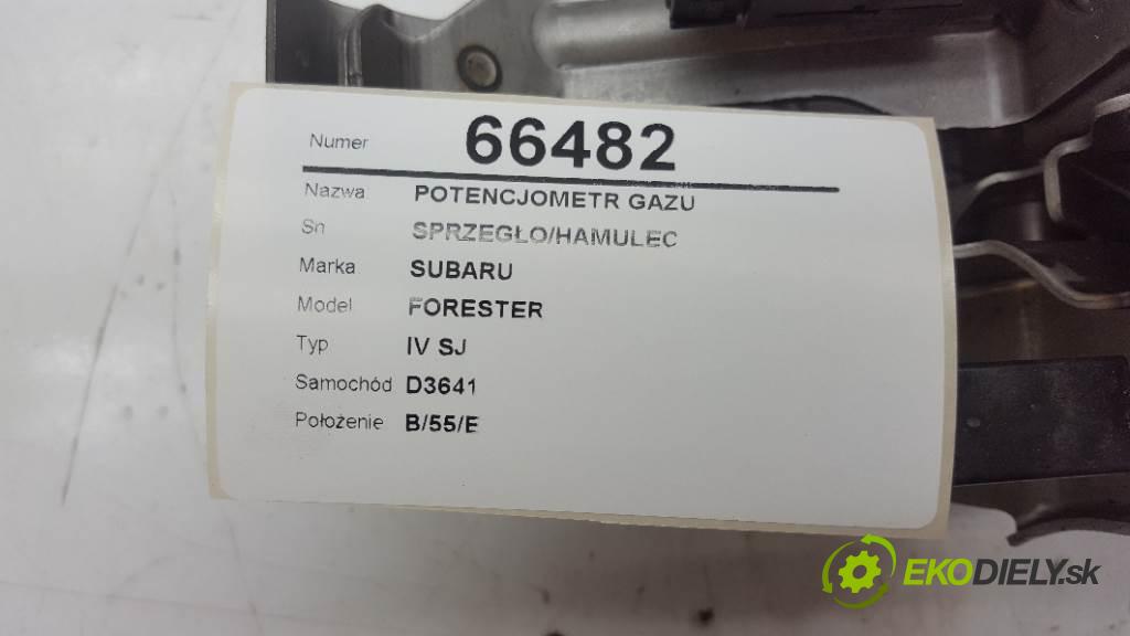 SUBARU FORESTER IV SJ 2013 108kW IV SJ 1998 Potenciometer plynového pedálu SPRZEGŁO/HAMULEC (Pedále)