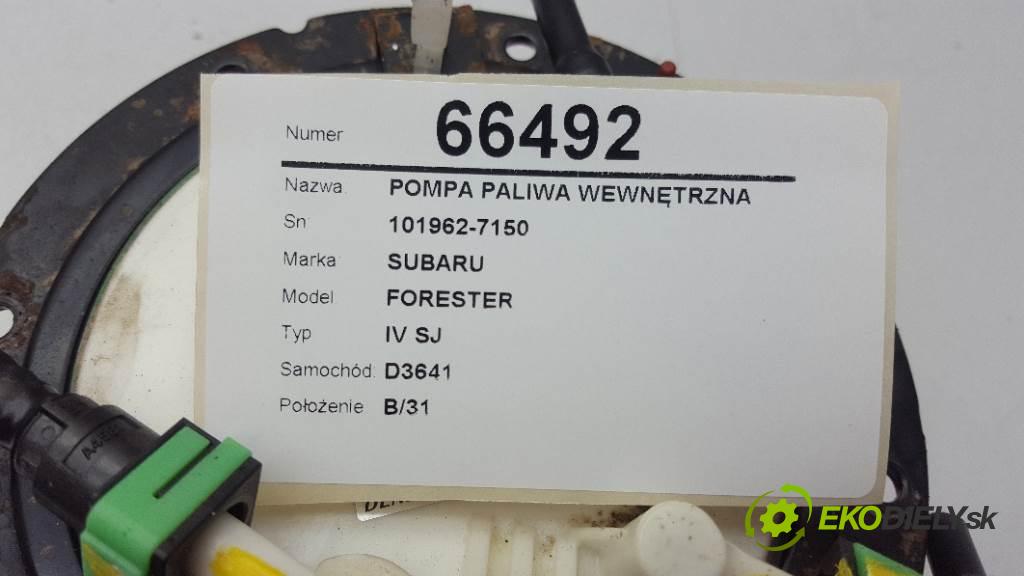 SUBARU FORESTER IV SJ 2013 108kW IV SJ 1998 Pumpa paliva vnútorná 101962-7150 (Palivové pumpy, čerpadlá, plaváky)