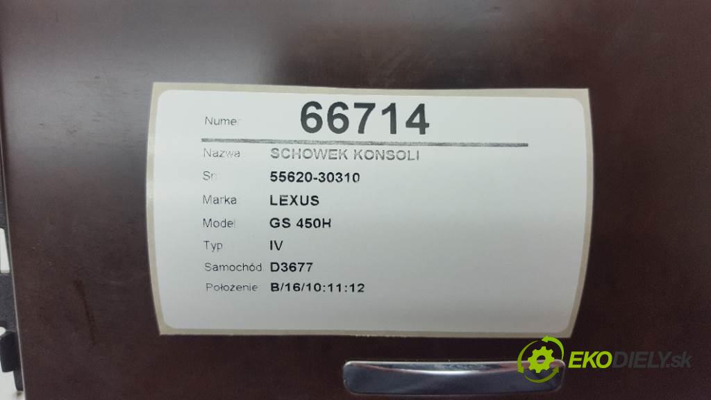 LEXUS GS 450H IV 2012 215kW IV 3456 Priehradka, kastlík prístrojovky 55620-30310