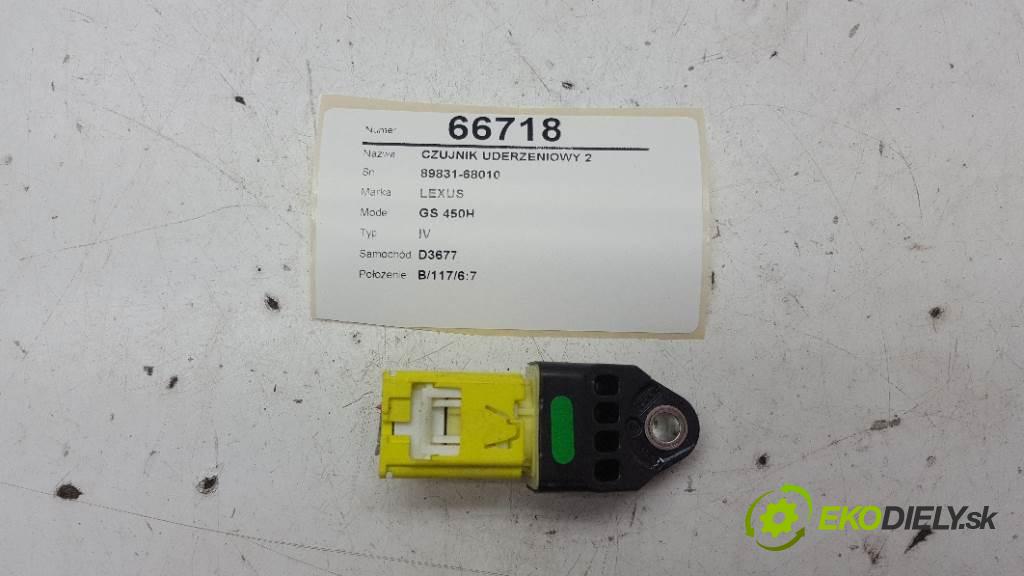 LEXUS GS 450H IV 2012 215kW IV 3456 snímač nárazu 2 89831-68010