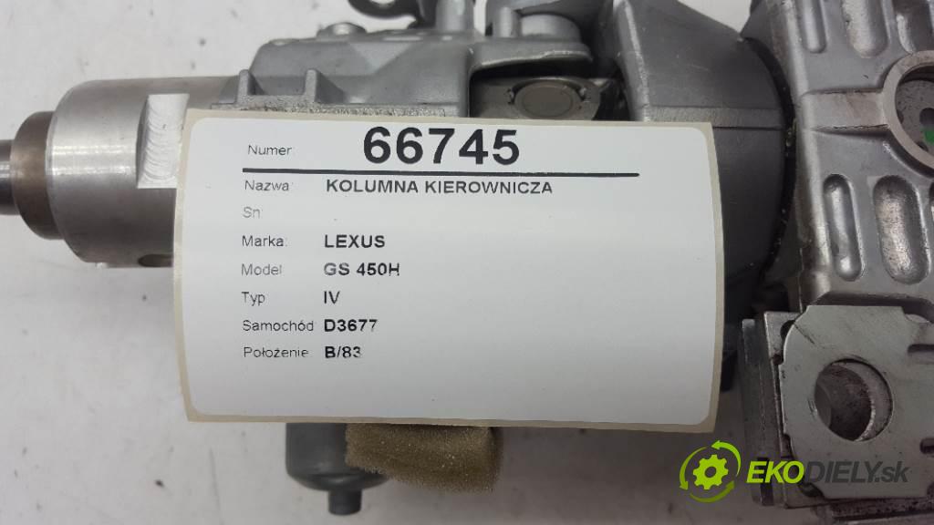 LEXUS GS 450H IV 2012 215kW IV 3456 hřídel tyč volantu  (Tyčky řízení)