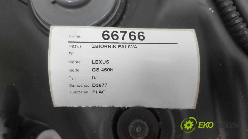 LEXUS GS 450H IV 2012 215kW IV 3456 Nádržka paliva  (Nádrže)