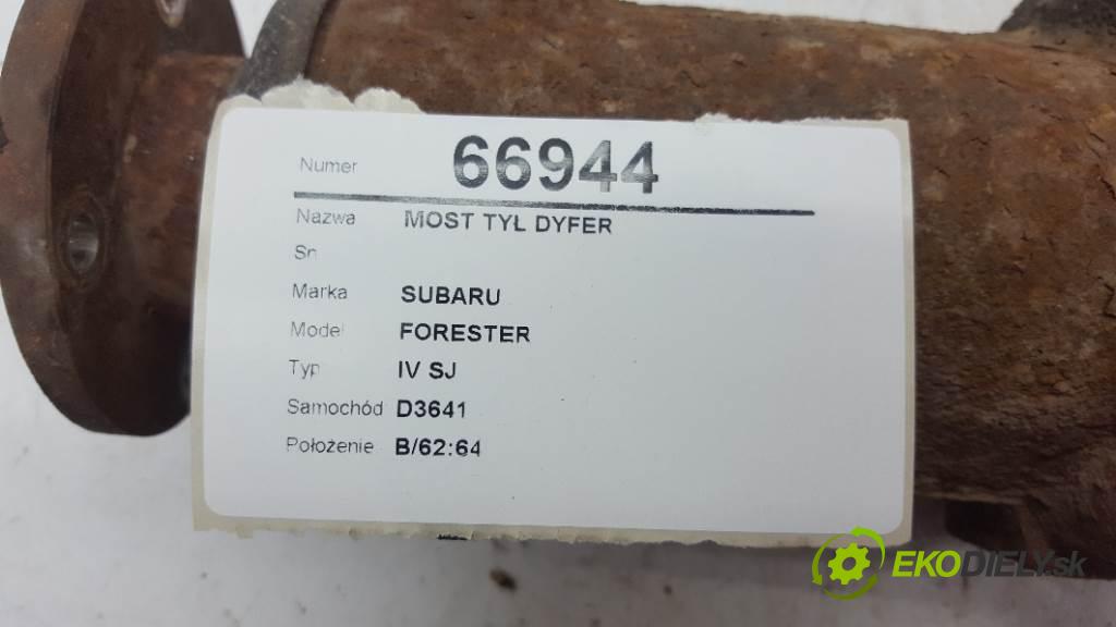 SUBARU FORESTER IV SJ 2013 108kW IV SJ 1998 Most zad ,diferenciál  (Zadné)