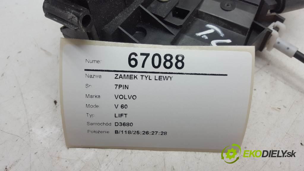 VOLVO V 60 LIFT 2015 223KW LIFT 2953 zámok zadní část levý 7PIN