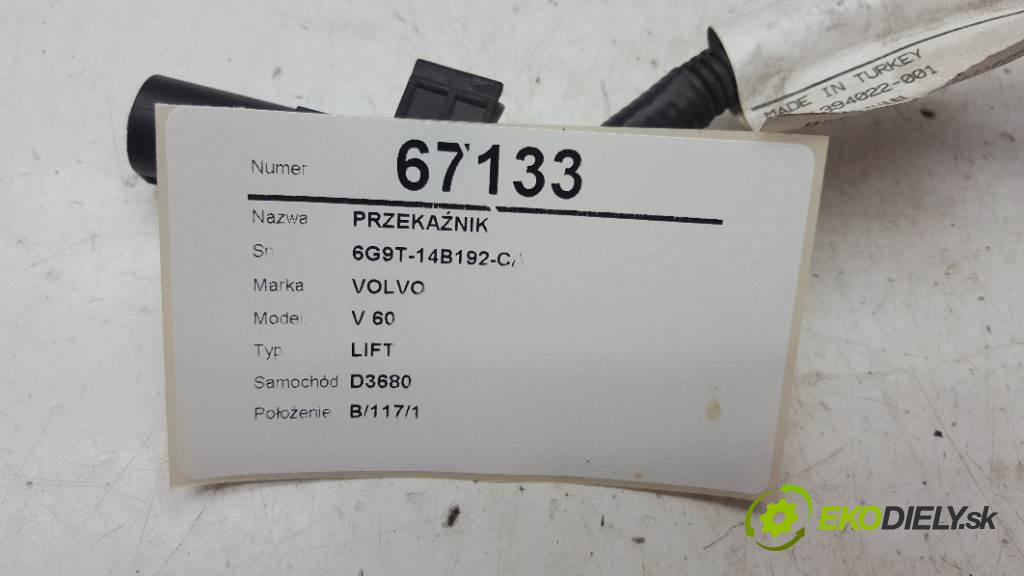 VOLVO V 60 LIFT 2015 223KW LIFT 2953 relé 6G9T-14B192-CA (Relé)
