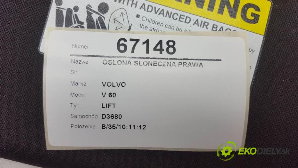VOLVO V 60 LIFT 2015 223KW LIFT 2953 Clona SLUNNÝ: pravá